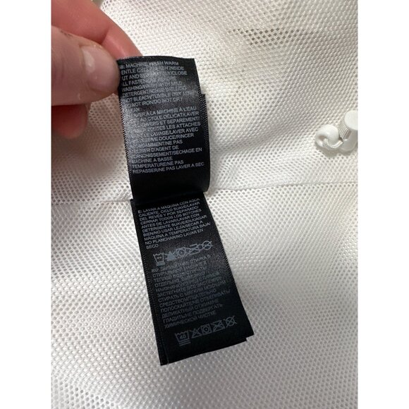 The North Face Mens White Windbreaker Jacket Zip-Up With Hood Size M - Picture 11 of 16